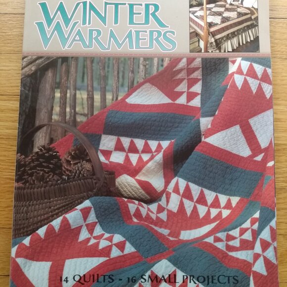 Vintage Quilting Sewing Patterns Book 14 Quilts 16 Small Projects Winter Warmers - Picture 2 of 13